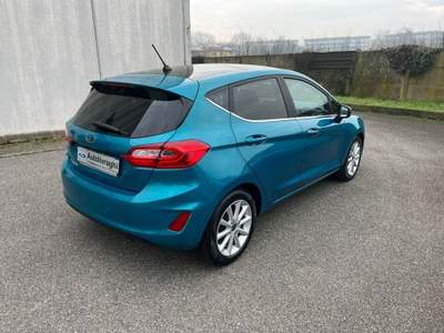 Ford Fiesta 1.0 EcoBoost 100CV 5 porte Titanium Blu/Azzurro usata Lodi