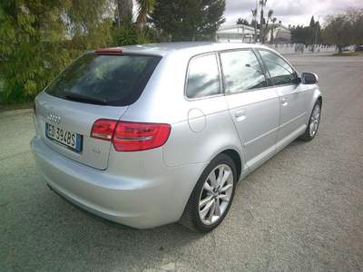 Audi A3 SPB 2.0 TDI 170 CV F.AP. S tronic Ambition Argento usata Montemesola