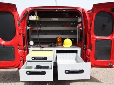 Fiat Fiorino 1.3 MJT 95CV Furgone Adventure E5+ OFFICINA MOBILE Rosso usata Bernalda