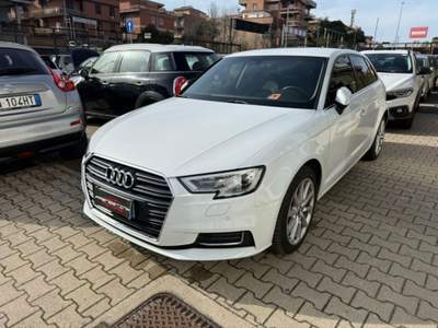 Audi A3 SPB 1.6 TDI S tronic Sport Bianco usata Roma