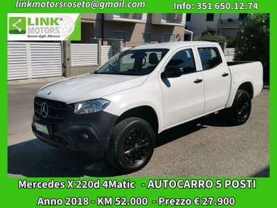 Mercedes-Benz Classe X d 4Matic Pure AUTOCARRO 5 Posti Bianco usata Roseto degli Abruzzi
