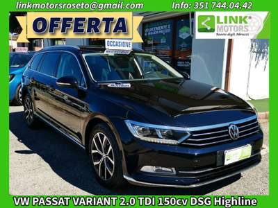 Volkswagen Passat 2.0 TDI DSG Highline BlueMotion Technology Nero usata Roseto degli Abruzzi