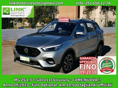 MG ZS 1.0T-GDI aut. Luxury GARANZIA UFFICIALE 09/2030 Argento usata Roseto degli Abruzzi