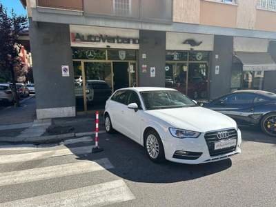 Audi A3 SPB 1.4 TFSI g-tron Ambition Bianco usata Roma