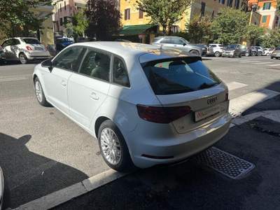 Audi A3 SPB 1.4 TFSI g-tron Ambition Bianco usata Roma