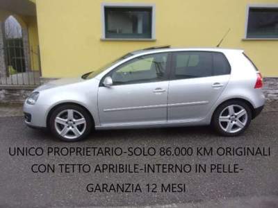 Volkswagen Golf 1.4 16V TSI 5P GT SPORT-KM 86.000 !!! Argento usata Samolaco