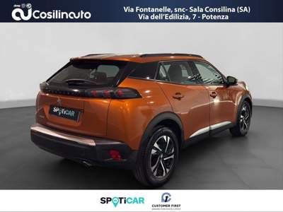 Peugeot 2008 1.5 BlueHDi 130Cv S&S Automatica Allure Arancione usata Sala Consilina