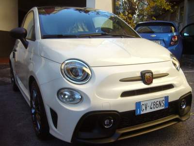 Abarth 595 1.4 Turbo T-Jet 165 CV Turismo Bicolore Tetto Nero Bianco usata Roma