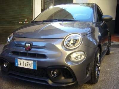 Abarth 595 1.4 Turbo T-Jet 165 CV Turismo Bicolore Tetto Nero Grigio usata Roma