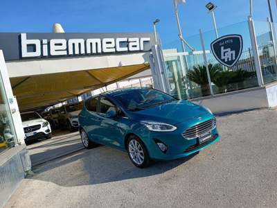 Ford Fiesta 1.5 TDCi 5 porte Titanium Blu/Azzurro usata Augusta