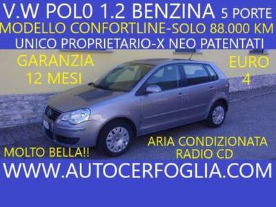 Volkswagen Polo 5p 1.2 Comfortline 70cv-SOLO 88.000 KM !!! Grigio usata Samolaco