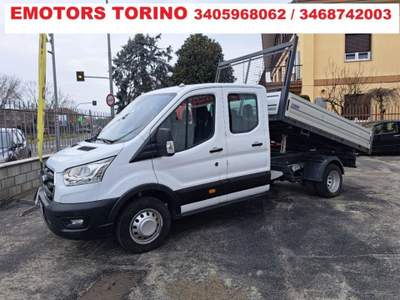 Ford Transit 350 2.0 EcoB.130CV  PL-RG RIBALTABILE DOPPIA CABIN Grigio usata Borgaro Torinese