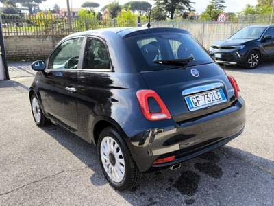 Fiat 500 1.0 Hybrid Lounge PREZZO REALE!! ITALIANA UFF. Nero usata Ciampino