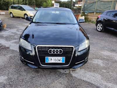 Audi A3 SPB 1.6 TDI 105 CV CR Attraction Nero usata Roma