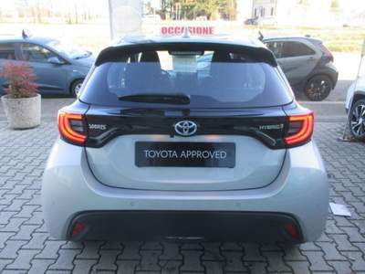 Toyota Yaris 1.5 Hybrid 5 porte Trend - NEOPATENTATI Argento usata San Giorgio di Piano