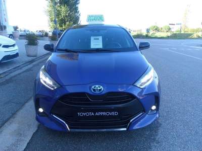 Toyota Yaris 1.5 Hybrid 5 porte Lounge - NEOPATENTATI Blu/Azzurro usata San Giorgio di Piano