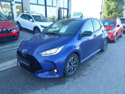 Toyota Yaris 1.5 Hybrid 5 porte Lounge - NEOPATENTATI Blu/Azzurro usata San Giorgio di Piano