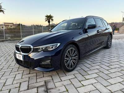 BMW Serie 3 320d d 48V xDrive Touring Msport ITALIANA Blu/Azzurro usata Savoia di Lucania