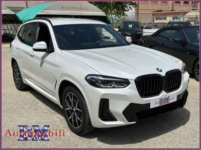 BMW X3 XDRIVE20D MSPORT IVA GTRAINO 48V KAMERA LED PELLE Bianco usata Pescara