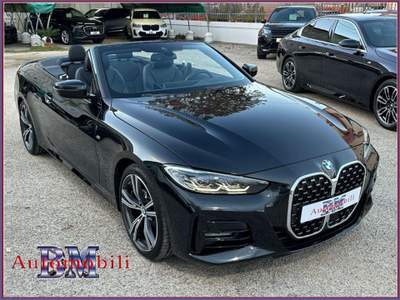 BMW Serie 4 420i i CABRIO MSPORT AUTO KAMERA NAVI AIRCOLLAR C19 Nero usata Pescara