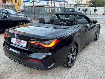 BMW Serie 4 420i i CABRIO MSPORT AUTO KAMERA NAVI AIRCOLLAR C19 Nero usata Pescara