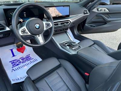 BMW Serie 4 420i i CABRIO MSPORT AUTO KAMERA NAVI AIRCOLLAR C19 Nero usata Pescara