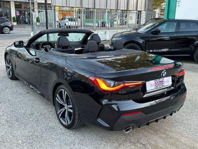 BMW Serie 4 420i i CABRIO MSPORT AUTO KAMERA NAVI AIRCOLLAR C19 Nero usata Pescara