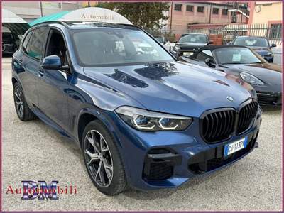 BMW X5 xDrive30d 48V MSPORT TETTO RADAR KAMERA C21" LASER Blu/Azzurro usata Pescara