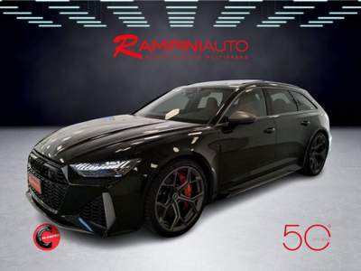 Audi RS 6 4.0 TFSI quattro Performan 630 Cv NUOVA UFFICIALE Nero usata Gubbio