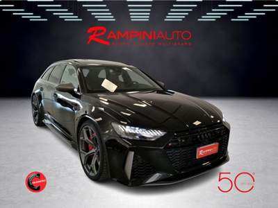 Audi RS 6 4.0 TFSI quattro Performan 630 Cv NUOVA UFFICIALE Nero usata Gubbio
