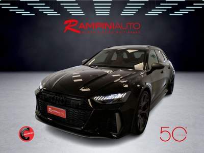 Audi RS 6 4.0 TFSI quattro Performan 630 Cv NUOVA UFFICIALE Nero usata Gubbio