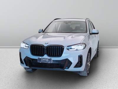 BMW X3 G01 2021 -  xdrive20d mhev 48V Msport auto Grigio usata Mosciano Sant'Angelo