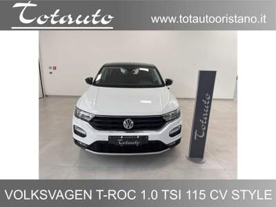 Volkswagen T-Roc 1.0 TSI 115 CV Style BlueMotion Technology Bianco usata Ghilarza