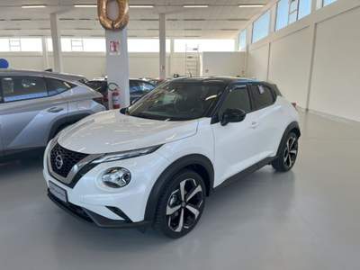 Nissan Juke 1.0 DIG-T 114 CV Tekna Bianco usata Santa Maria di Licodia