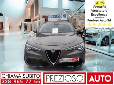 Alfa Romeo Stelvio 2.2 Turbodiesel 190 CV AT8 Q4 Business Grigio usata Poirino