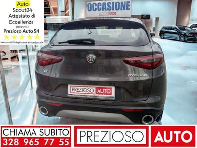 Alfa Romeo Stelvio 2.2 Turbodiesel 190 CV AT8 Q4 Business Grigio usata Poirino