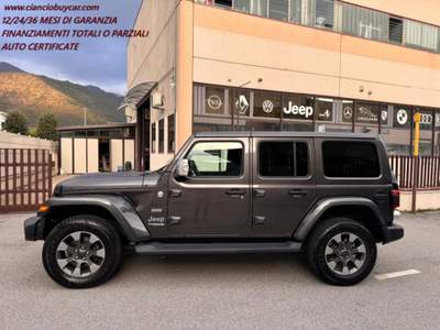 Jeep Wrangler Unlimited 2.2 Mjt II Sahara 4wd  CON IVA ESPOSTA Grigio usata Concesio
