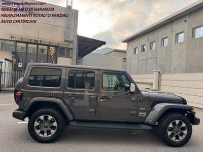 Jeep Wrangler Unlimited 2.2 Mjt II Sahara 4wd  CON IVA ESPOSTA Grigio usata Concesio