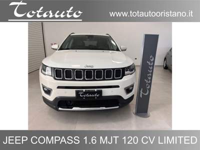 Jeep Compass 1.6 Multijet II 2WD Limited Bianco usata Ghilarza