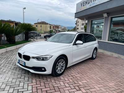 BMW Serie 3 316d d Touring Automatica*TAGLIANDI UFFICIALI BMW* Bianco usata Cassino