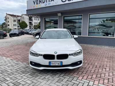 BMW Serie 3 316d d Touring Automatica*TAGLIANDI UFFICIALI BMW* Bianco usata Cassino