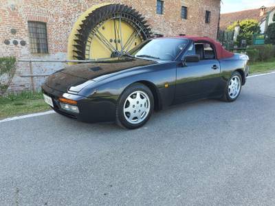 Porsche 924/944 Cabrio s2 pochi esemplari Nero usata CASALPUSTERLENGO