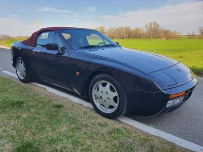 Porsche 924/944 Cabrio s2 pochi esemplari Nero usata CASALPUSTERLENGO