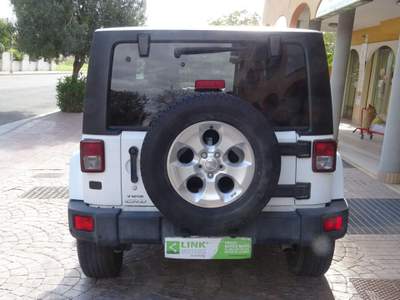 Jeep Wrangler 2.8 CRD 200 CV SAHARA Bianco usata Quartu Sant'Elena