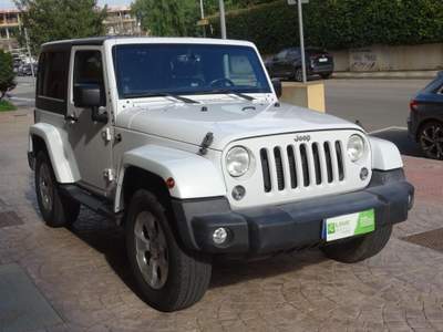 Jeep Wrangler 2.8 CRD 200 CV SAHARA Bianco usata Quartu Sant'Elena