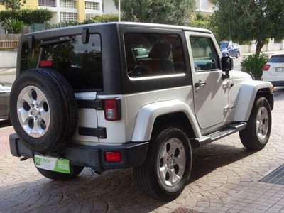 Jeep Wrangler 2.8 CRD 200 CV SAHARA Bianco usata Quartu Sant'Elena