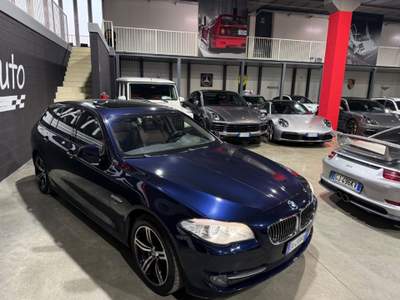 BMW Serie 5 530d TETTO TELECAMERE SEDILI MASSAGGIANTI Blu/Azzurro usata San Paolo d'Argon
