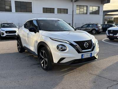 Nissan Juke 1.0 DIG-T 114 CV N-Connecta Bianco usata Fondi