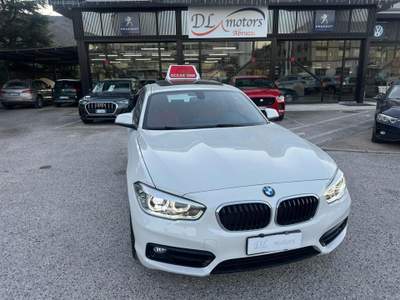 BMW Serie 1 118d d 5p. Sport con SCOBNTO ROTTAMAZIONE Bianco usata Scurcola Marsicana