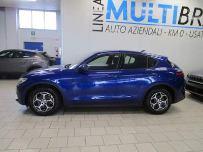 Alfa Romeo Stelvio 2.2 Turbodiesel 190CV AT8 Q4 Navi Garanzia 24 Mesi Blu/Azzurro usata Piacenza